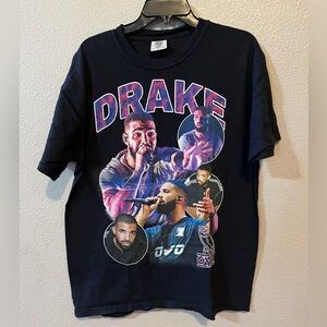 Drake Oversized Graphic Tee - Large